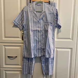 P Jamas Bermuda Blues NWOT Cotton Pajamas
